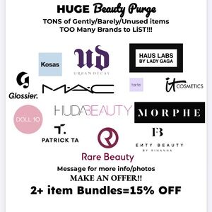 HUGE Beauty Purge!!